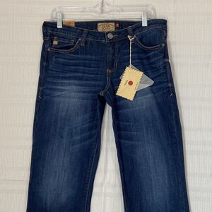 Dear John Womens Denim Jeans Waist 32x 28 Inseam PlayBack Comfort Straight Blue